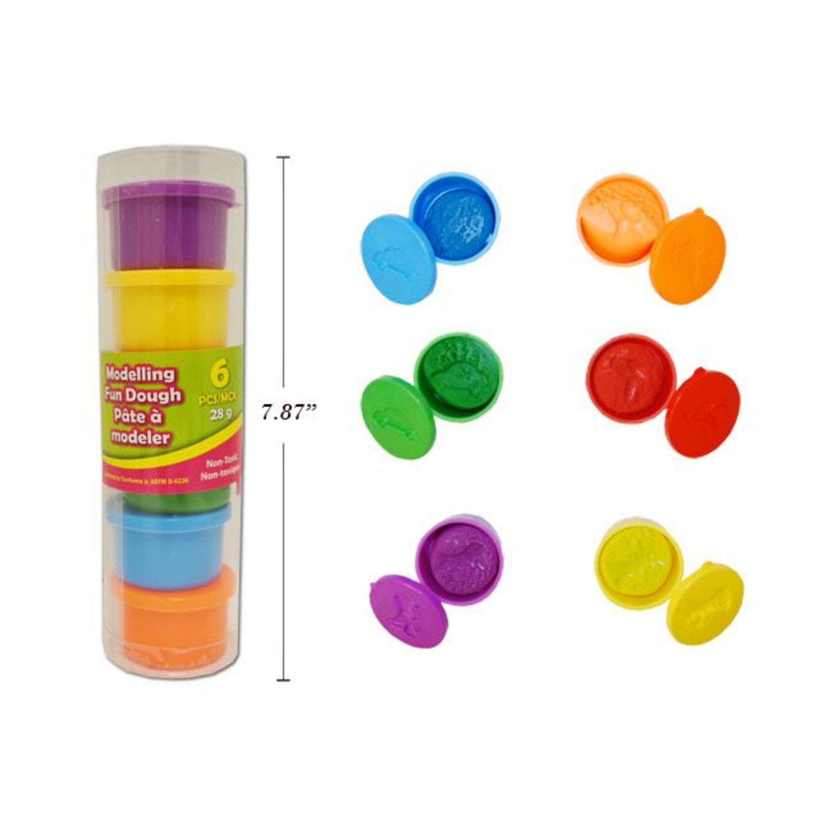 Model-Clay 6X28G/Tube Mould On Cap