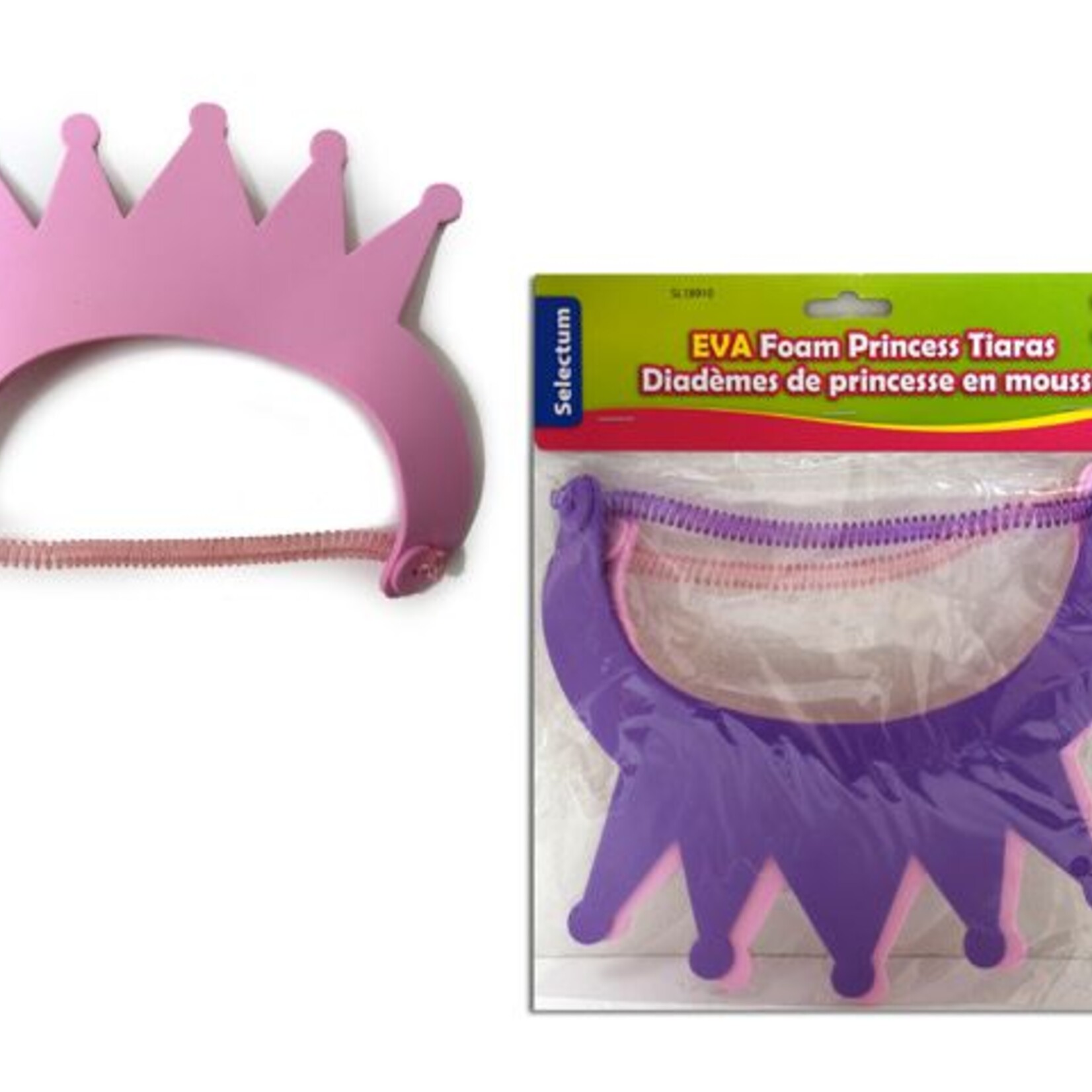 Eva Foam Princess Tiaras 2pk