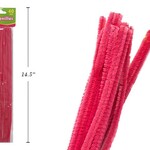 12" Chenilles Pink 40/Bag 4 Mm Thickness
