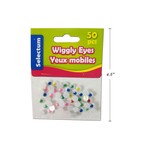 Wiggly Eyes, Asst Colours, 7Mm Size 50/Bag