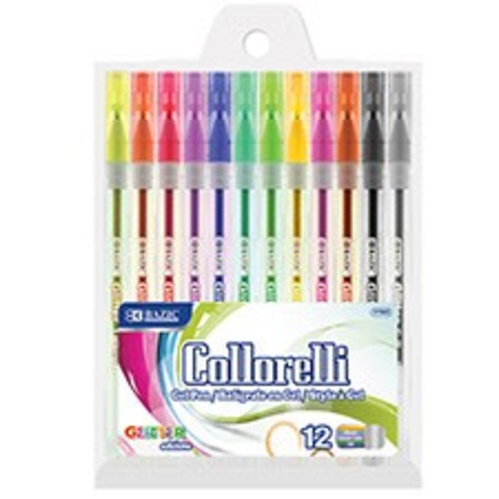 Glitter Colour Collorelli Gel Pen (12 Pieces)