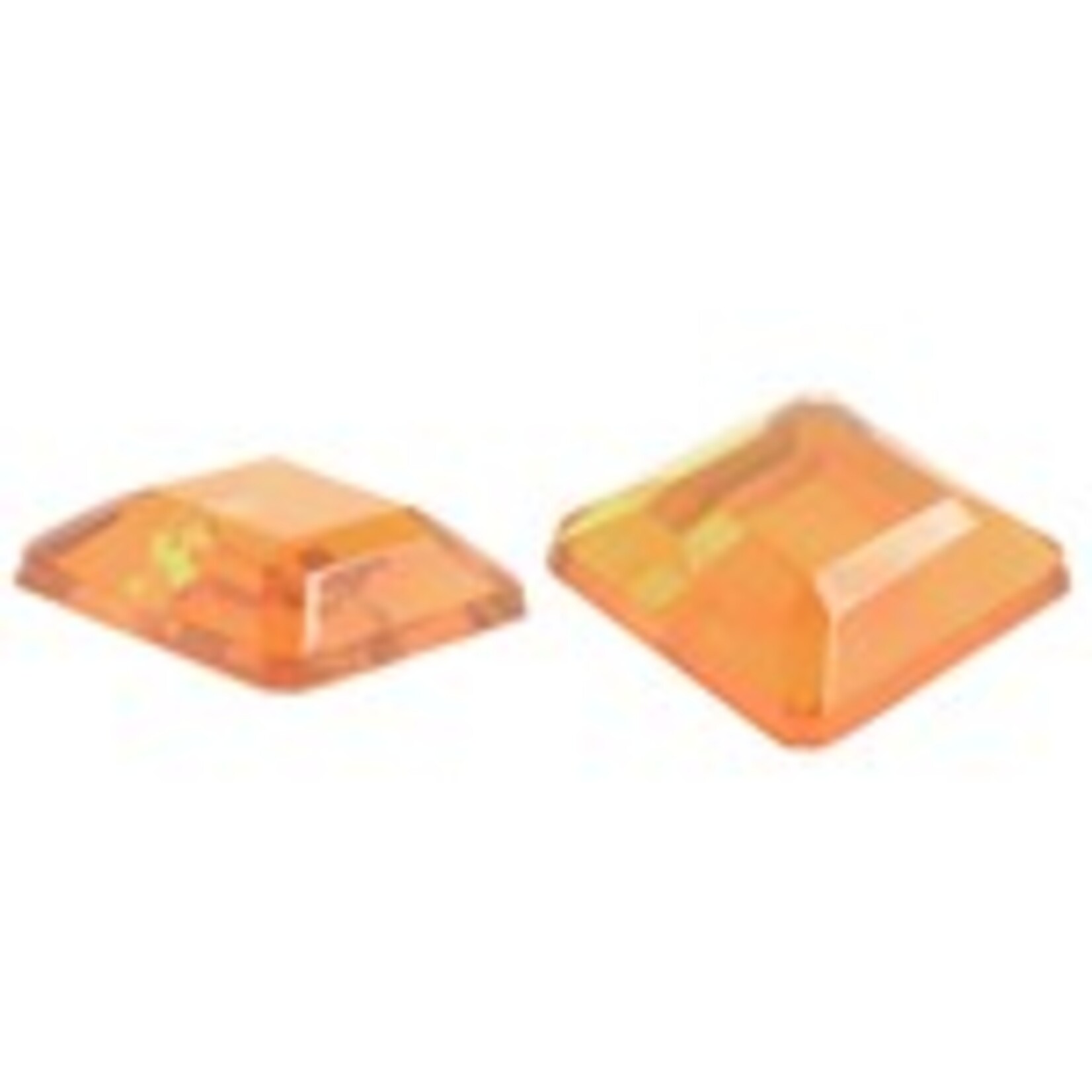 Acrylic Facetted Rhinestone Square (100 Pcs)