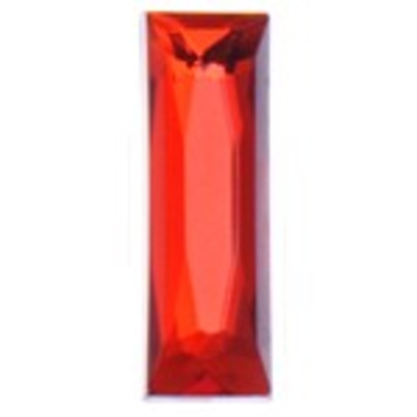 Acrylic Facetted Rhinestone Rectangle (100 Pcs)