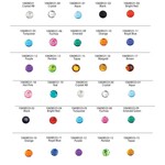 Acrylic Facetted Rhinestone  Round (100 Pcs)