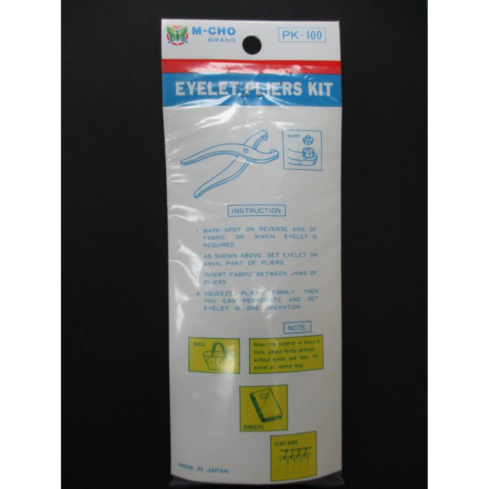 Eyelet Pliers Silver/Red