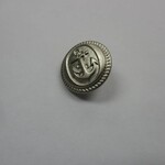 Sailor Anchor Buttons 15Mm - Silver (6 Pcs)