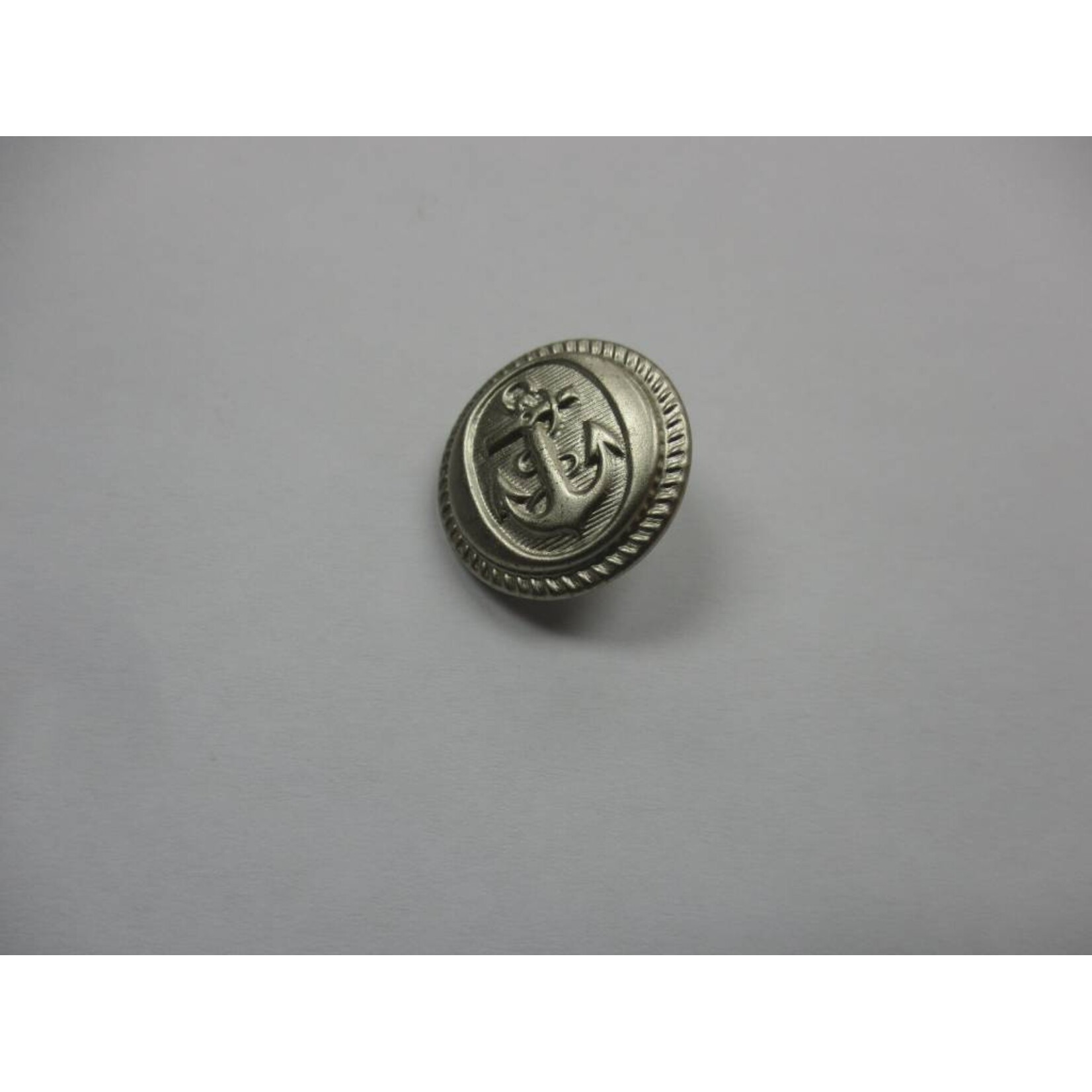 Sailor Anchor Buttons 15Mm - Silver (6 Pcs)