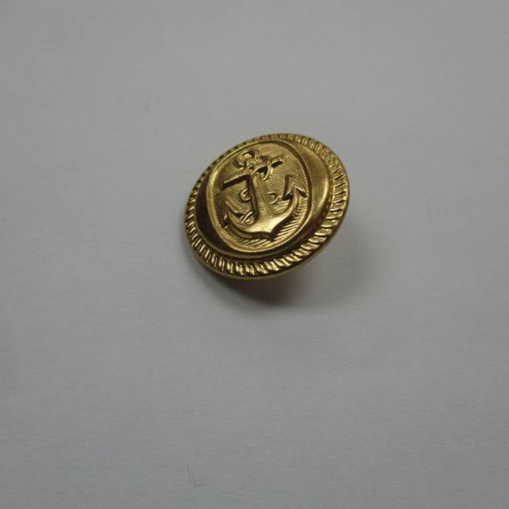 Sailor Anchor Buttons 15Mm - Gold (6 Pcs)