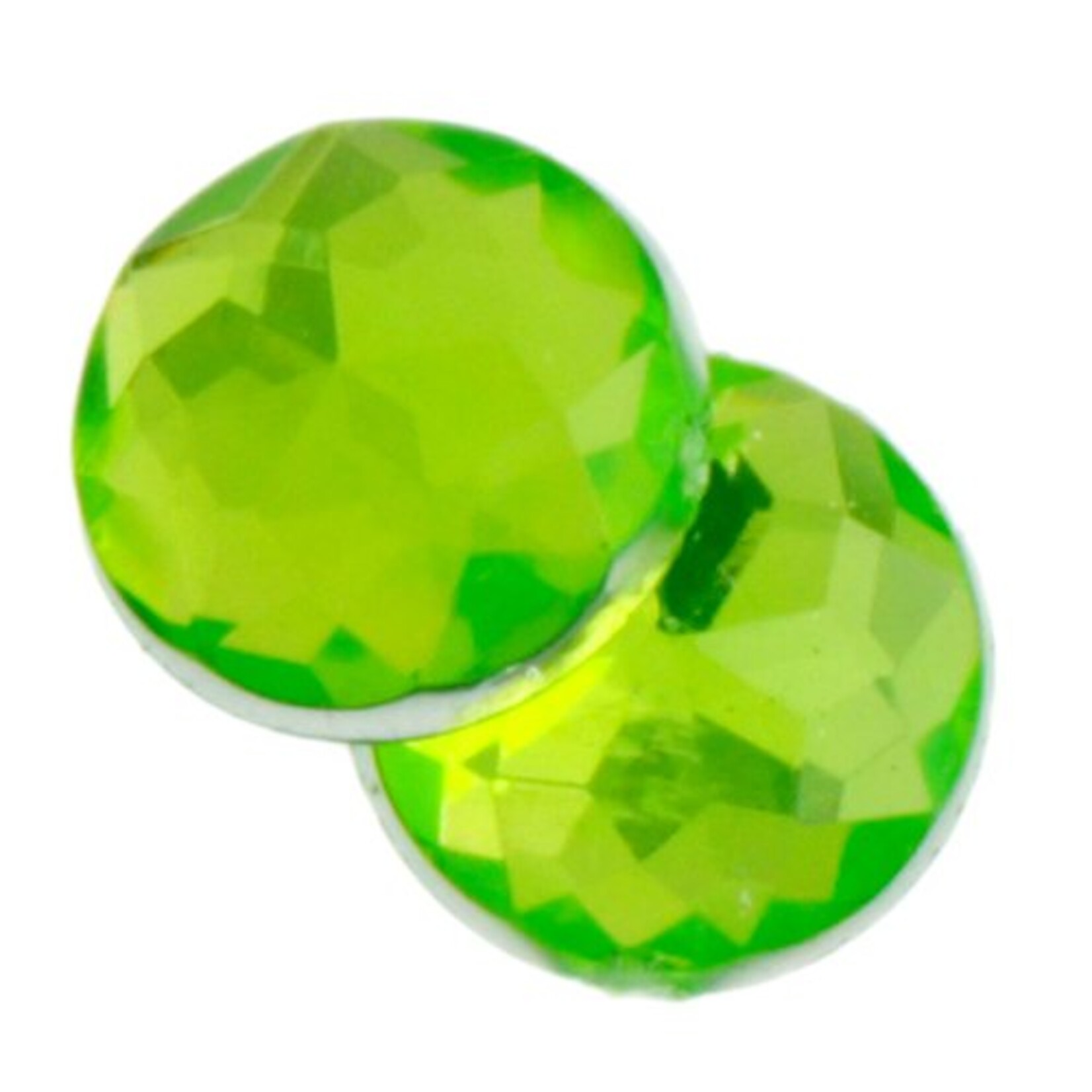 Acrylic Facetted Rhinestone Round  (100 Pcs)