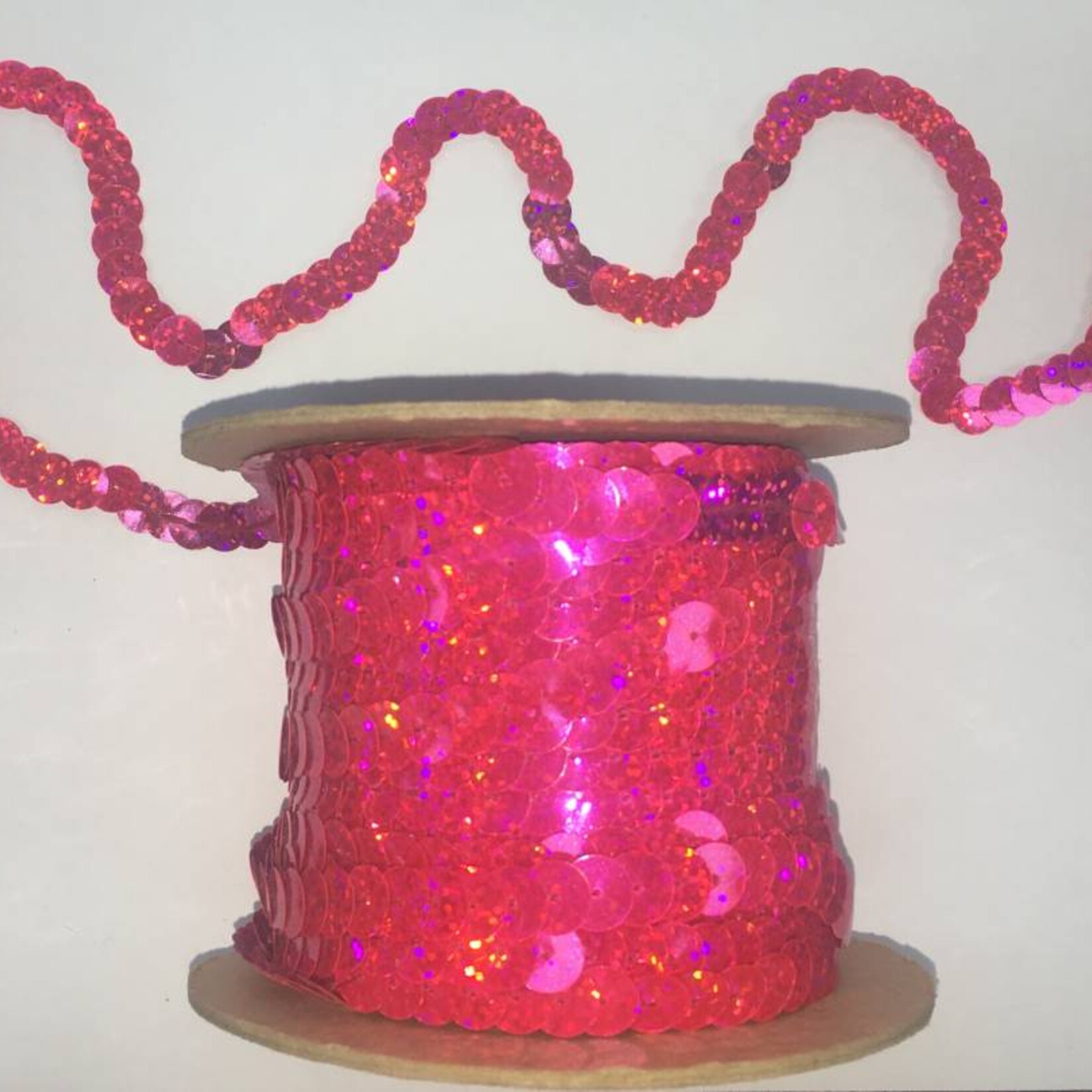 Sequin On String 10Mm Lazer Assorted (Roll)