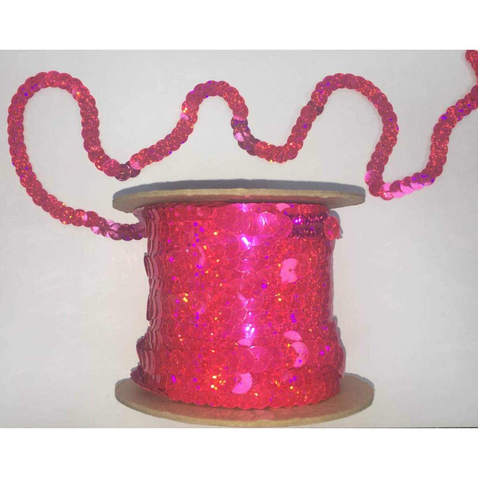 Sequin On String 10Mm Lazer Assorted (Roll)