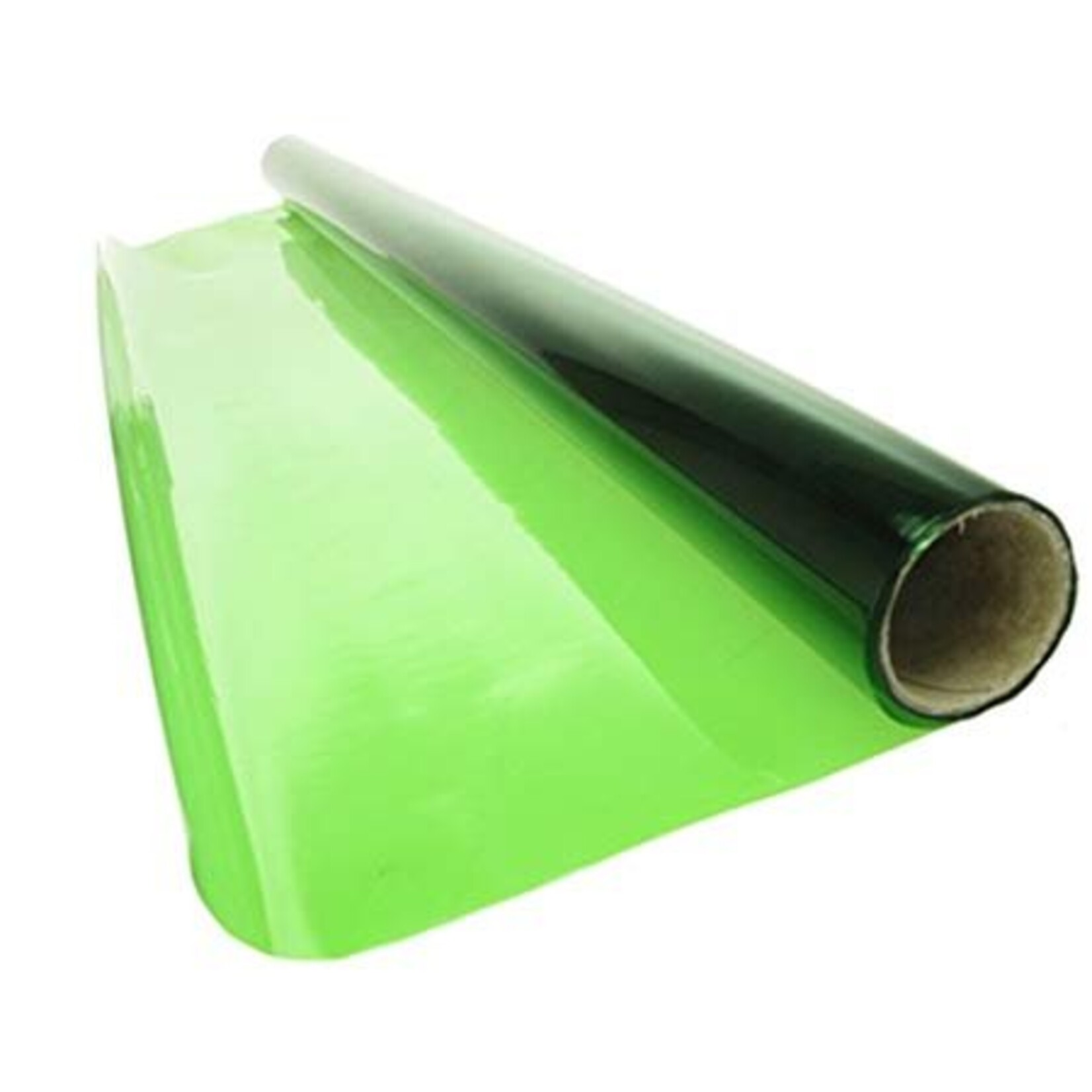 Transparent Basket Wrap (Cellophane) Green