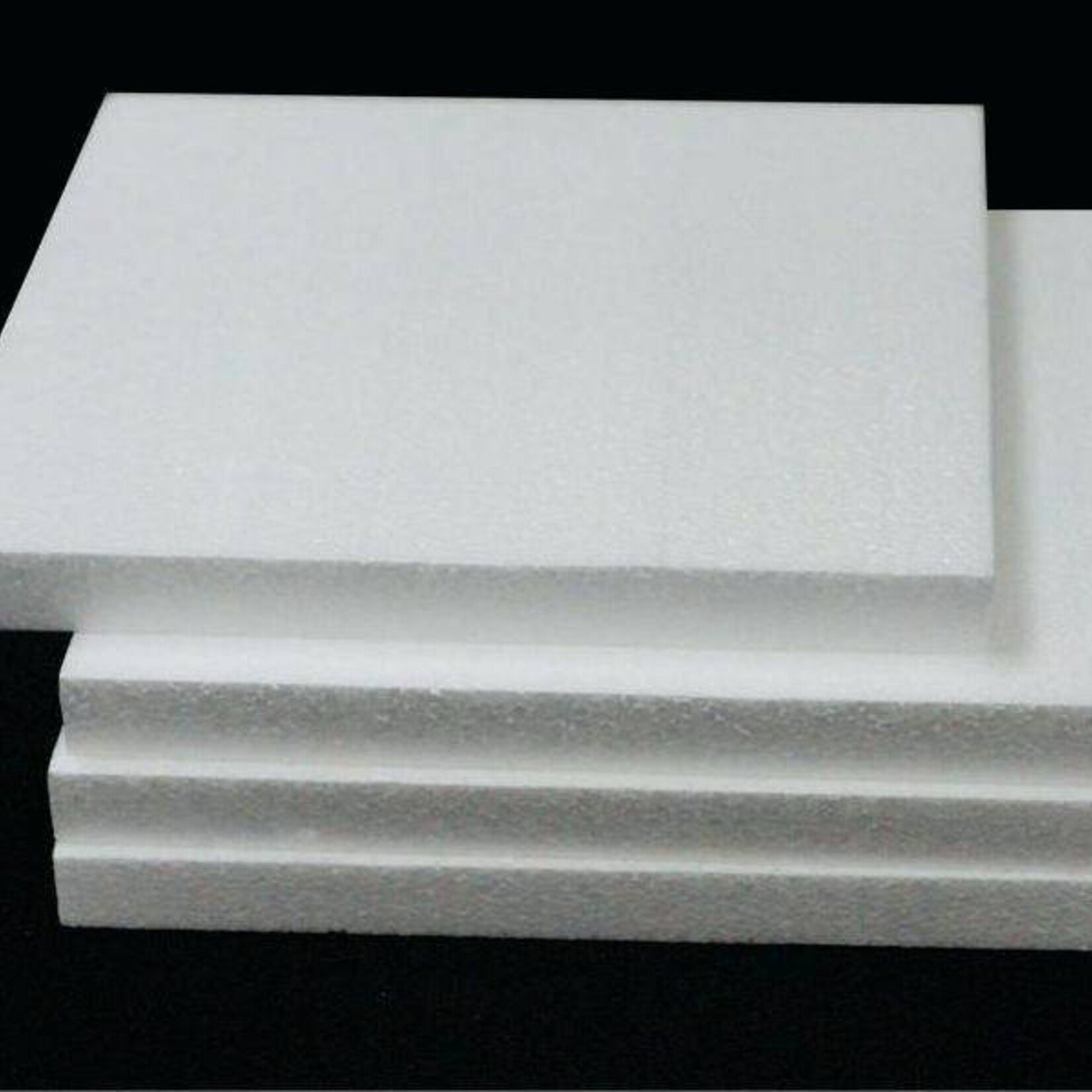 Styrofoam Square  White 3/4 Inch 10x10 Inches