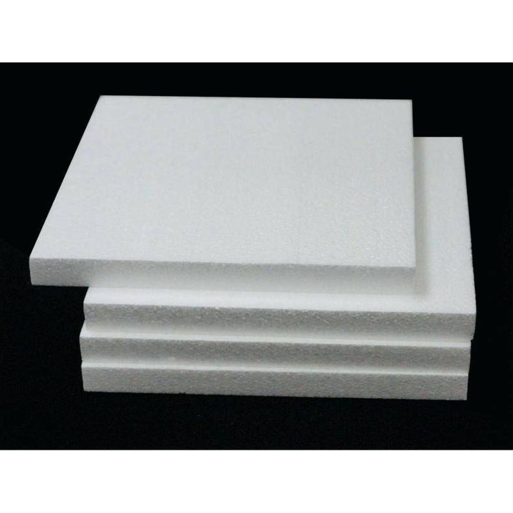 Styrofoam Square  White 3/4 Inch 10x10 Inches