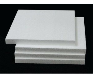 Styrofoam (12X12) Square White 3/4 Inch - Samaroo's Limited