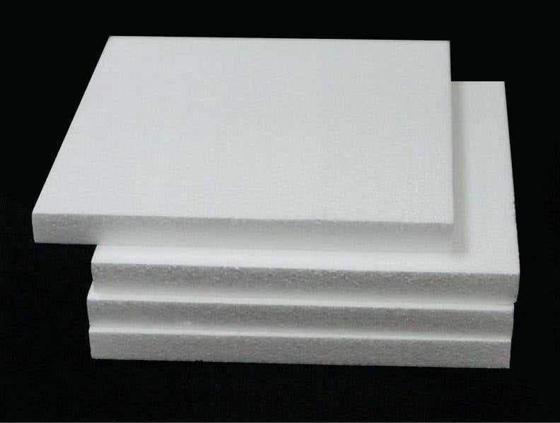 Styrofoam (12X12") Square White 3/4 Inch Samaroo's Limited