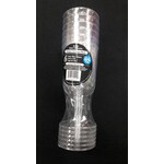 6Ct Plastic Wine Glass, Clear