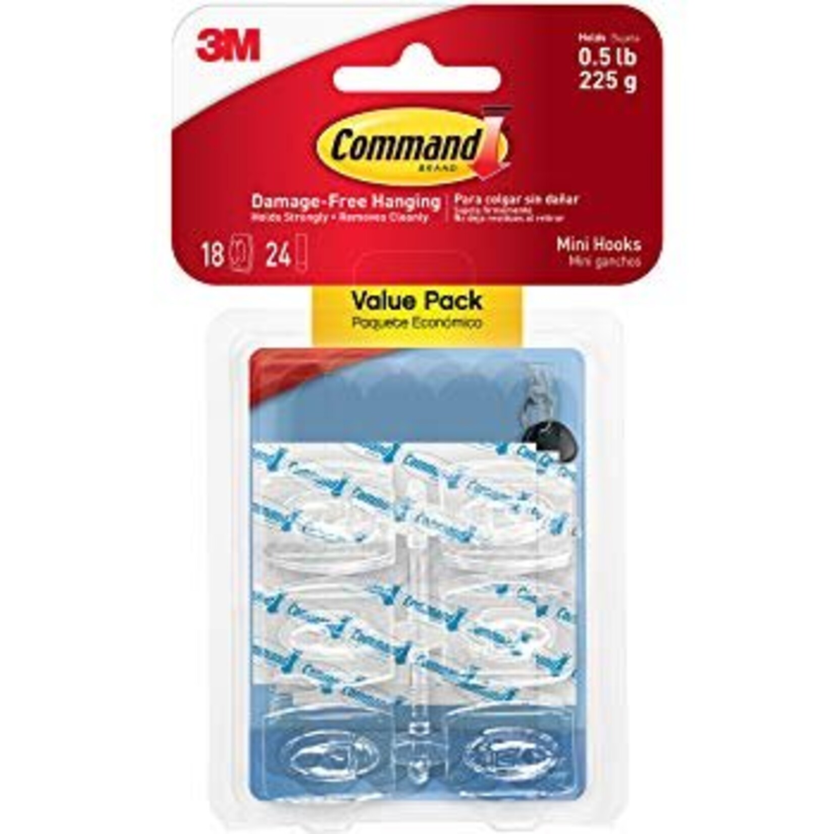 Command Hooks (6 Pcs) Clear