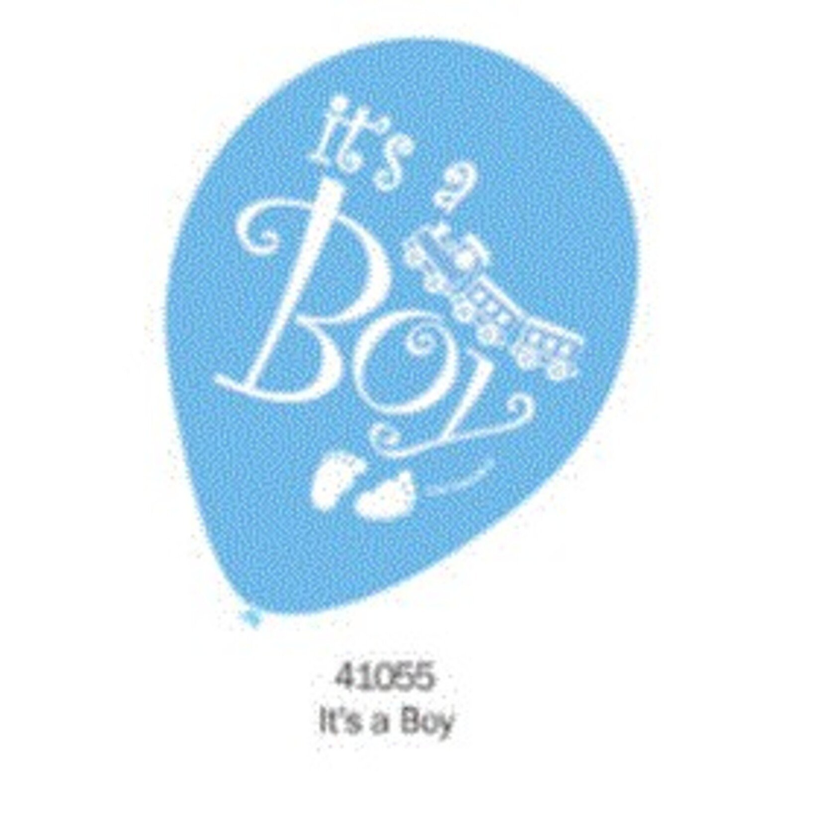 Helium Quality 2 Sides Printed Balloons (It'S A Boy) Assorted Colours 12 Inch Round