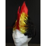 Mohawk Wig - Red/Yellow/Black