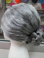 Old Lady Wig - Grey