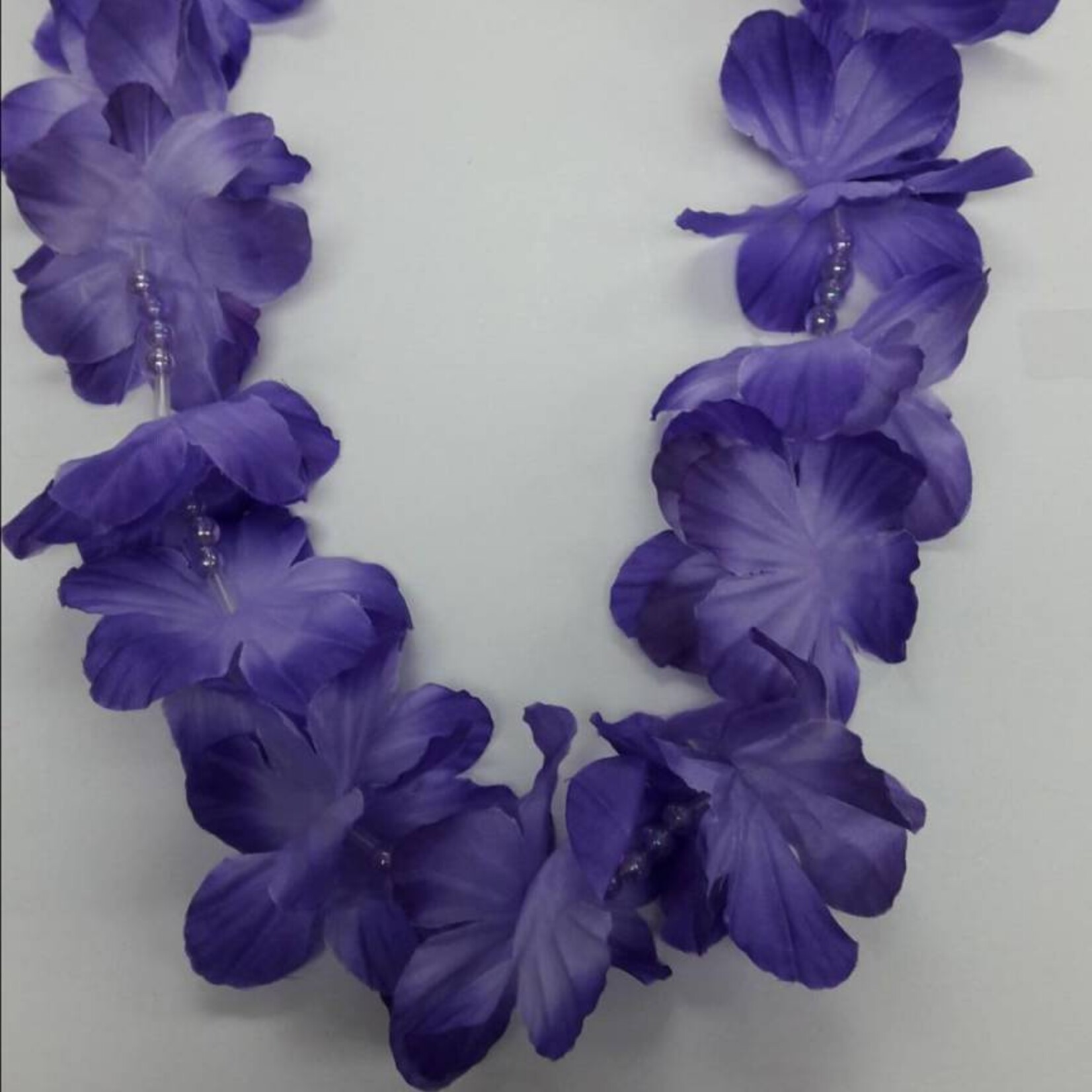 Luau Flower Lei - Assorted Two Colour With Beads