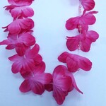 Luau Flower Lei - Assorted Two Colour With Beads