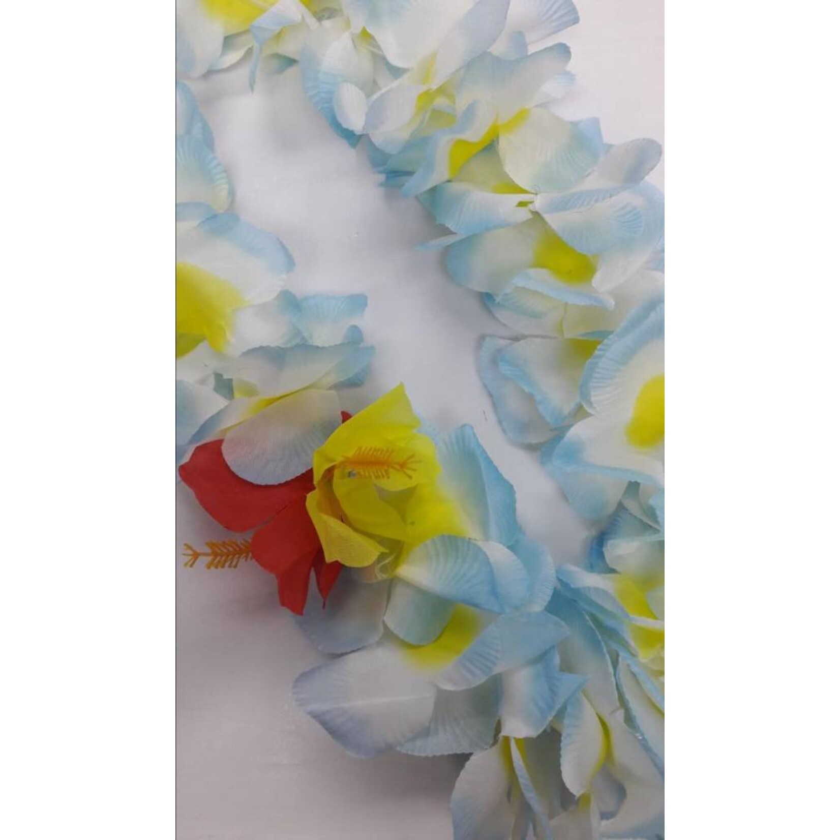 Luau Flower Leis Assorted Large petals with Red and Yellow Flowers