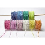 Beads On String (Roll) 6mm Plain Assorted Colors