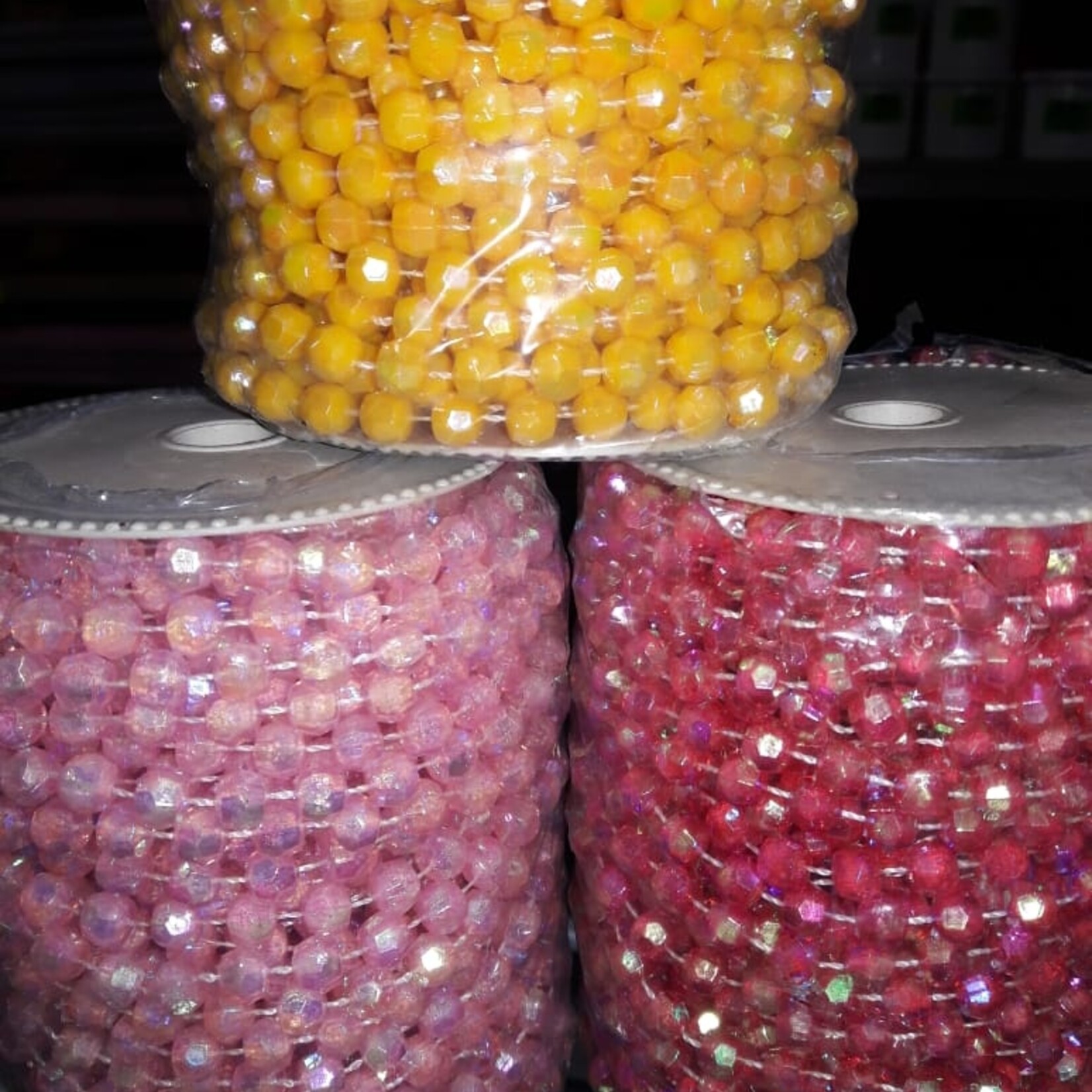 Beads On String (Roll) 6Mm Ab Assorted
