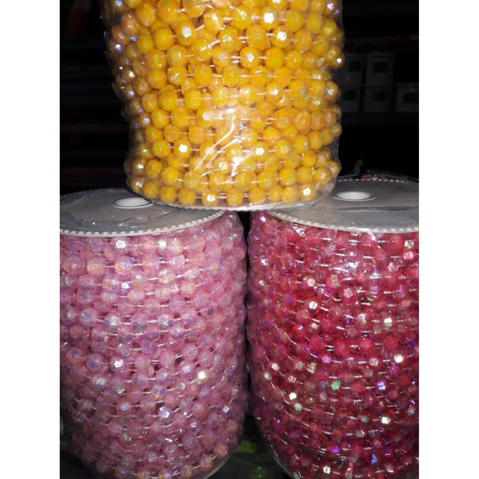 Beads On String (Roll) 6Mm Ab Assorted