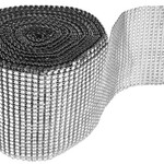 Plastic Diamante Mesh Trimming (10YD)