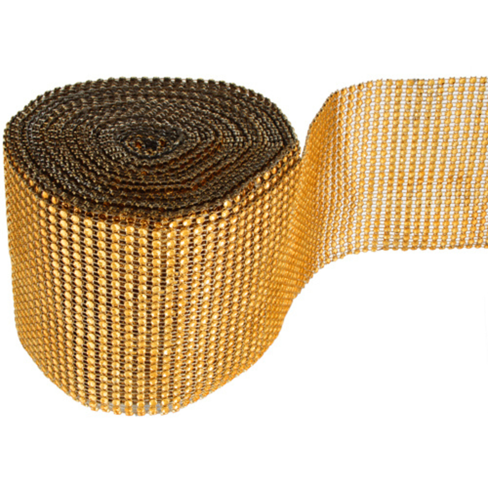 Plastic Diamante Mesh Trimming (10YD)