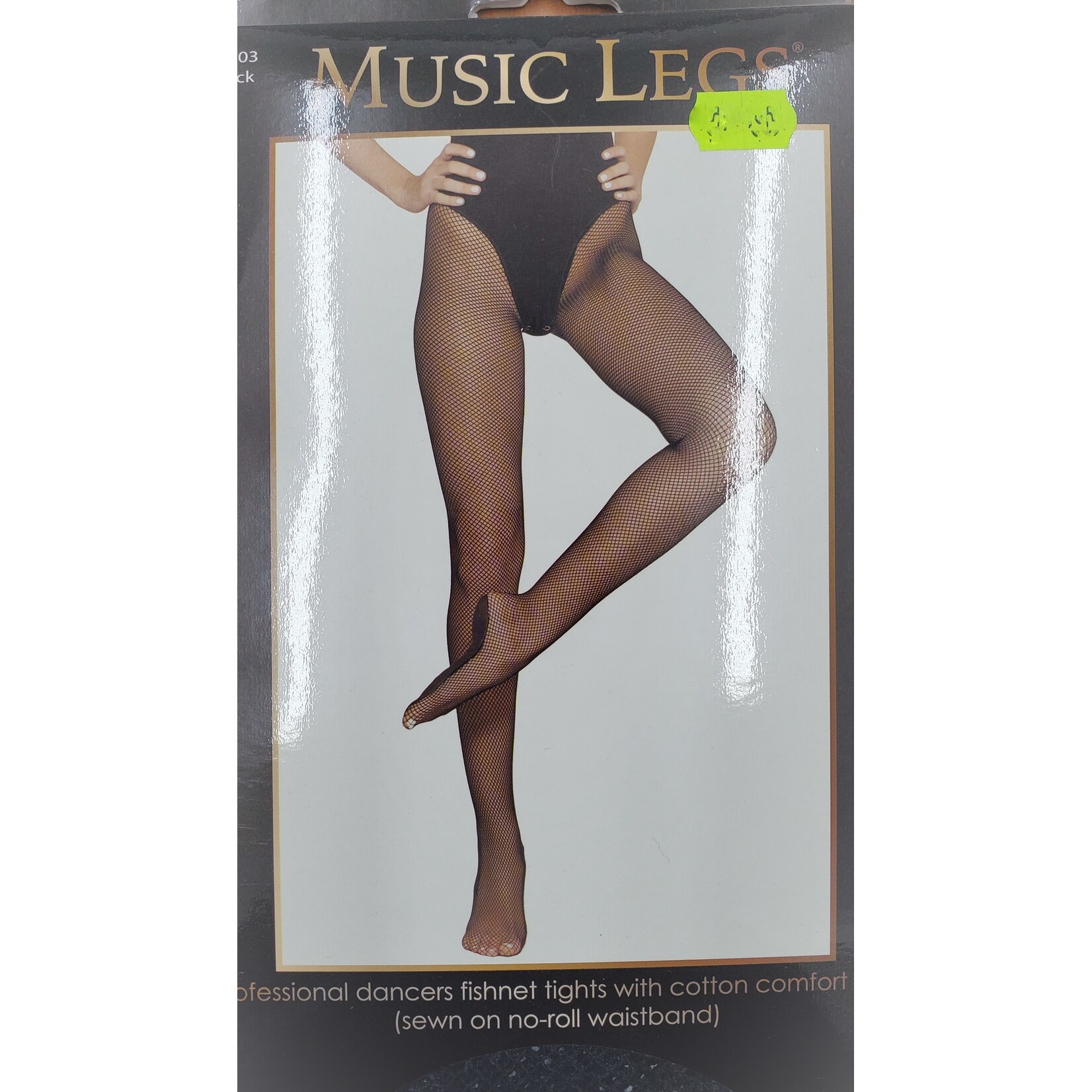 Professional Dancer Fishnet Tights w/ Cotton Sole