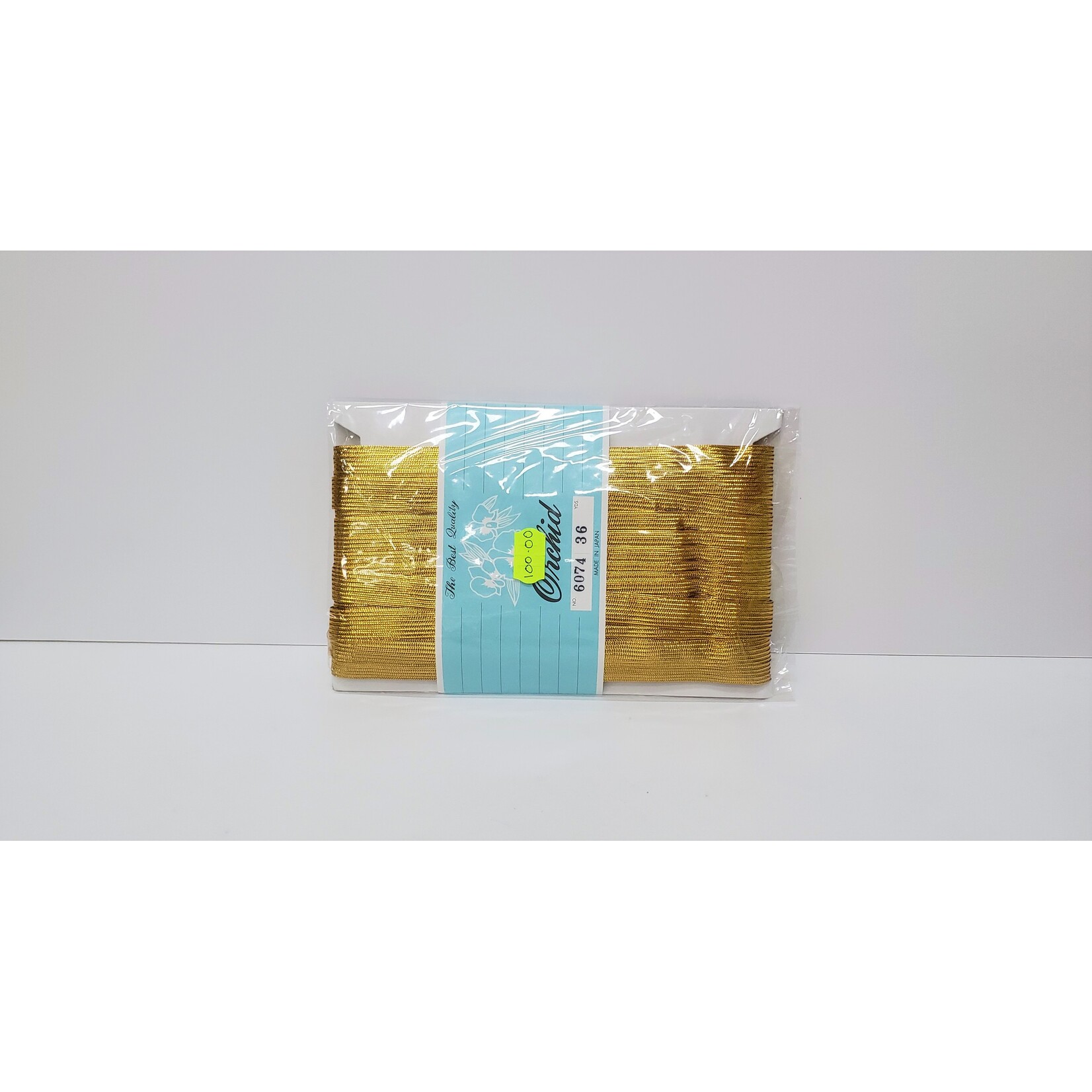 Metallic Cord Yarn Gold 36Yards