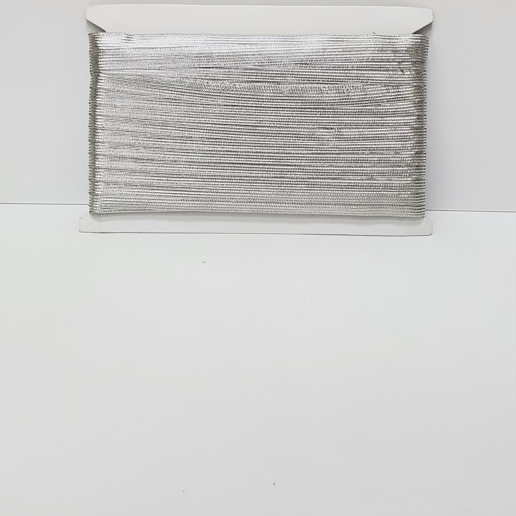 Metallic Cord Yarn Silver 36Yards