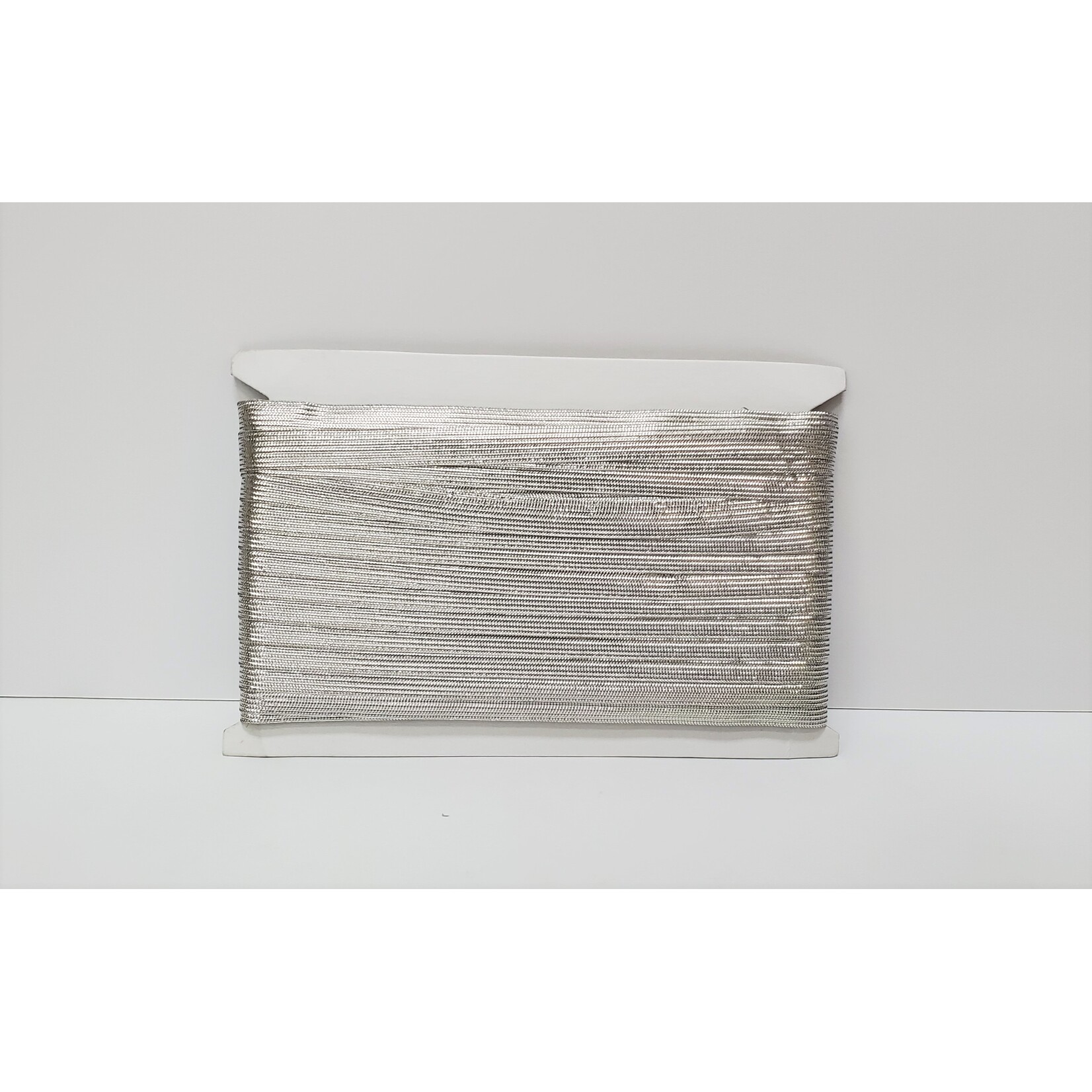 Metallic Cord Yarn Silver 36Yards