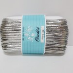 Metallic Cord Yarn Silver 36Yards