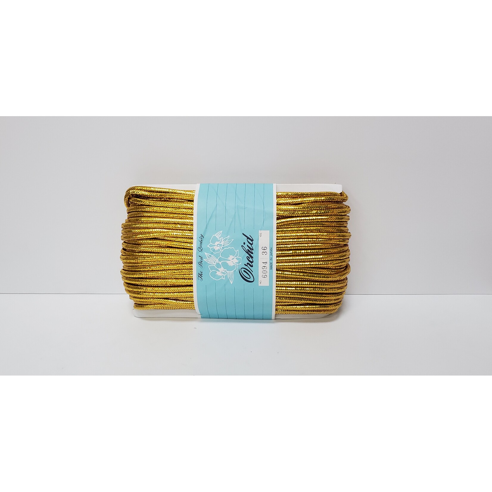 Metallic Cord Yarn Gold 36Yards