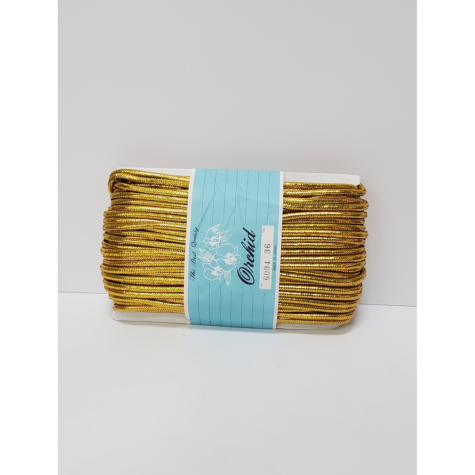 Metallic Cord Yarn Gold 36Yards