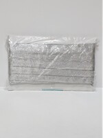 Metallic Cord Yarn Silver 36Yards