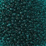 Seedbead (13 grams) Teal Green 8/0 Transparent