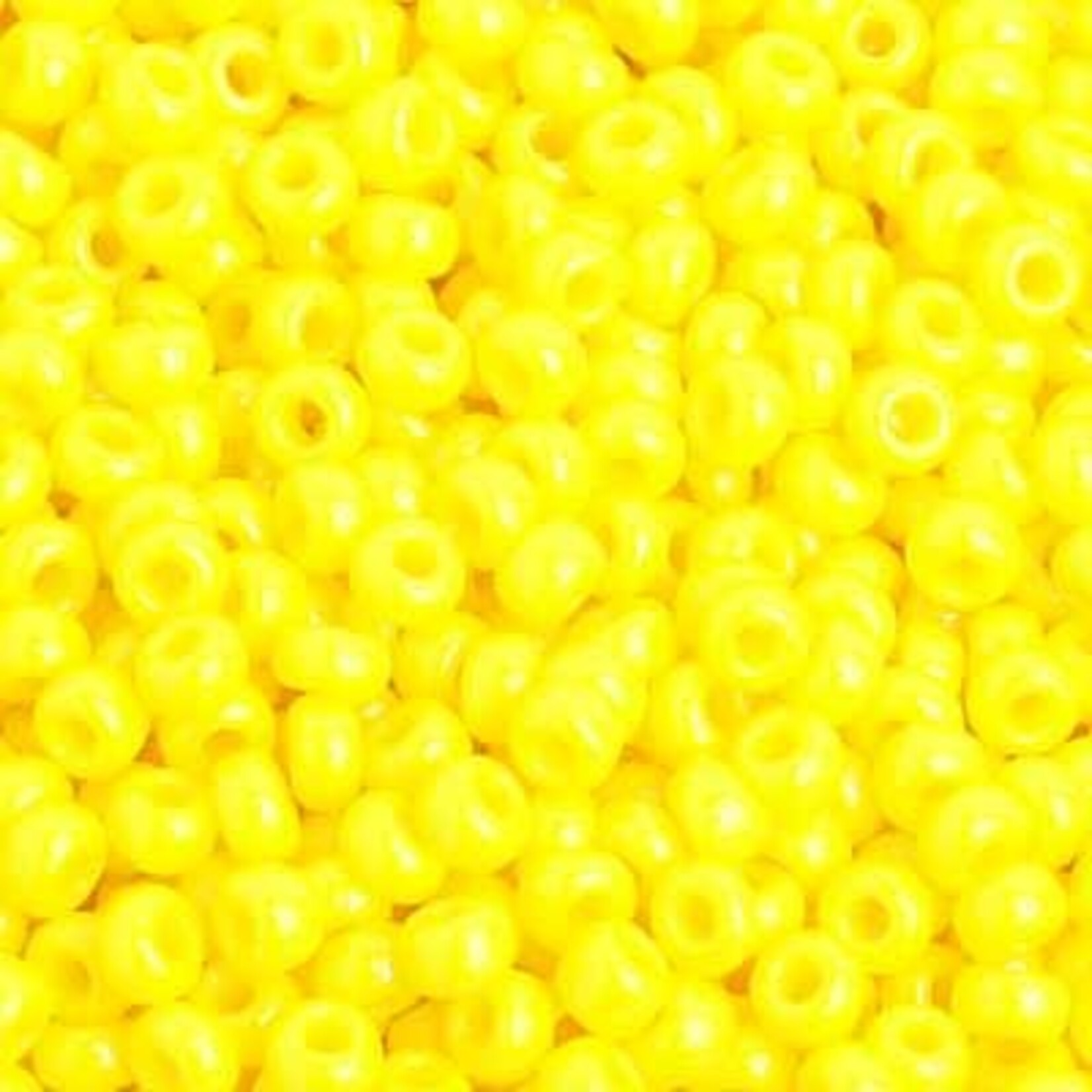 Seedbead (500 grams) Lemon Yellow 8/0 Opaque