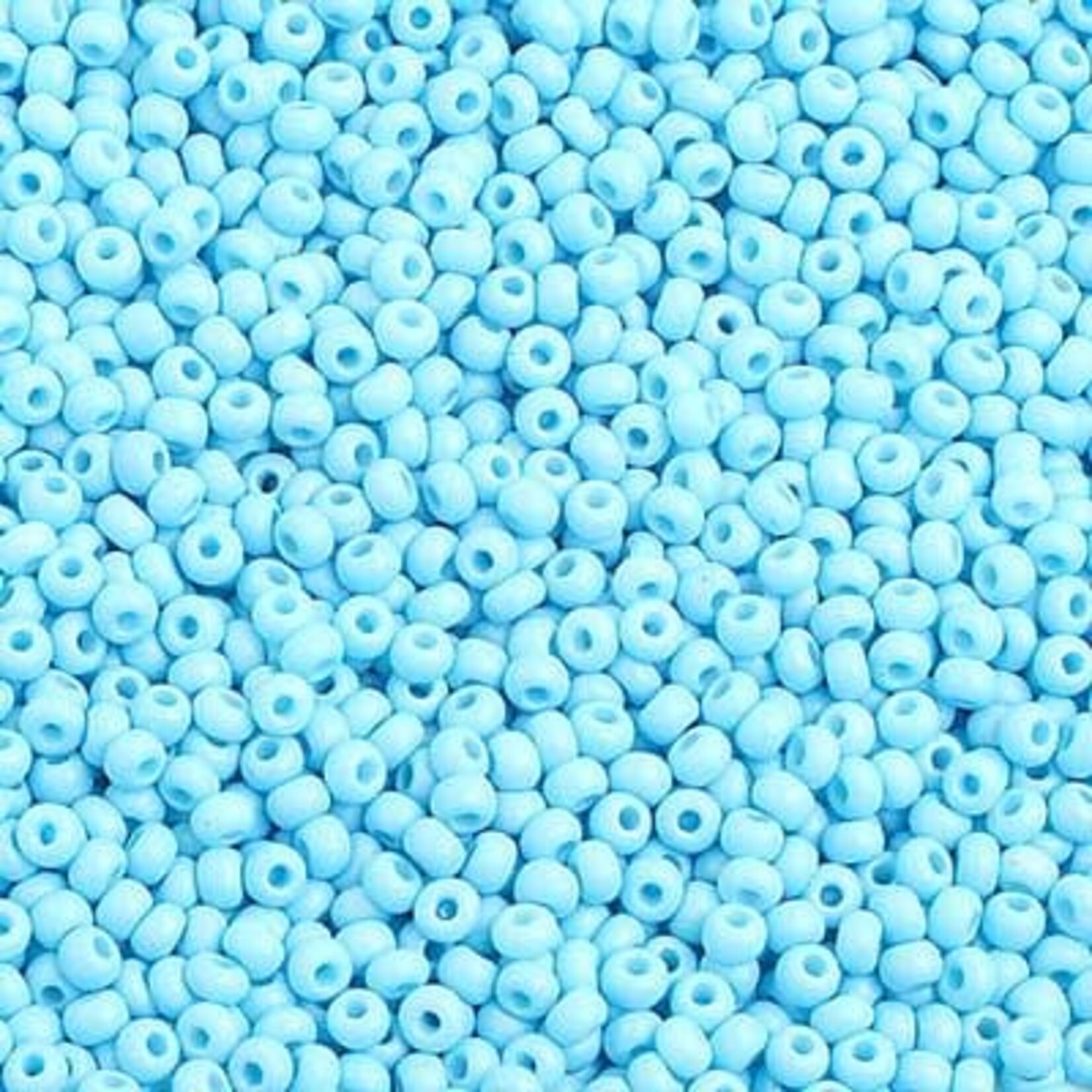 Seedbead (500 grams) Aqua Matte 10/0 Opaque
