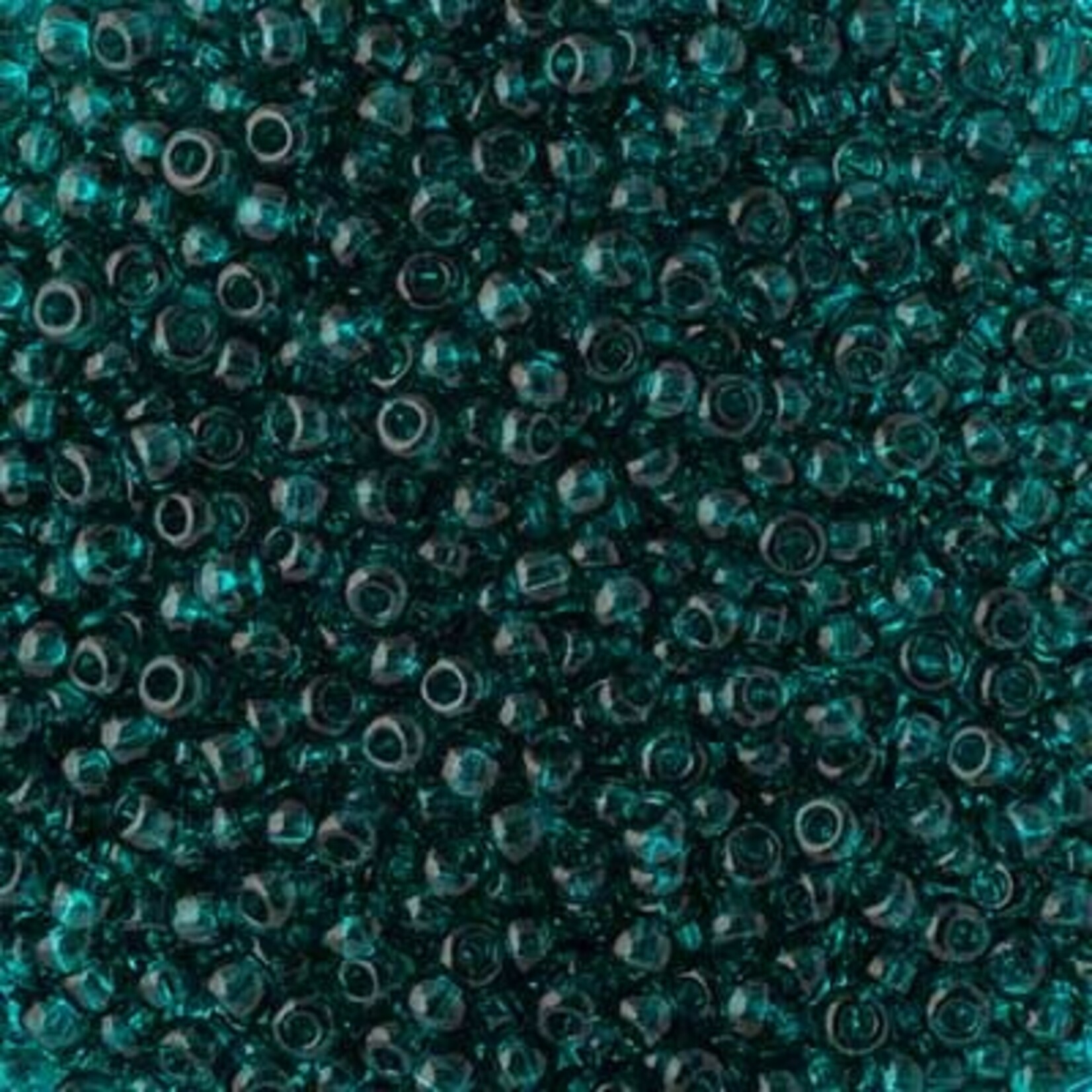 Seedbead (500 grams) Teal Green 8/0 Transparent