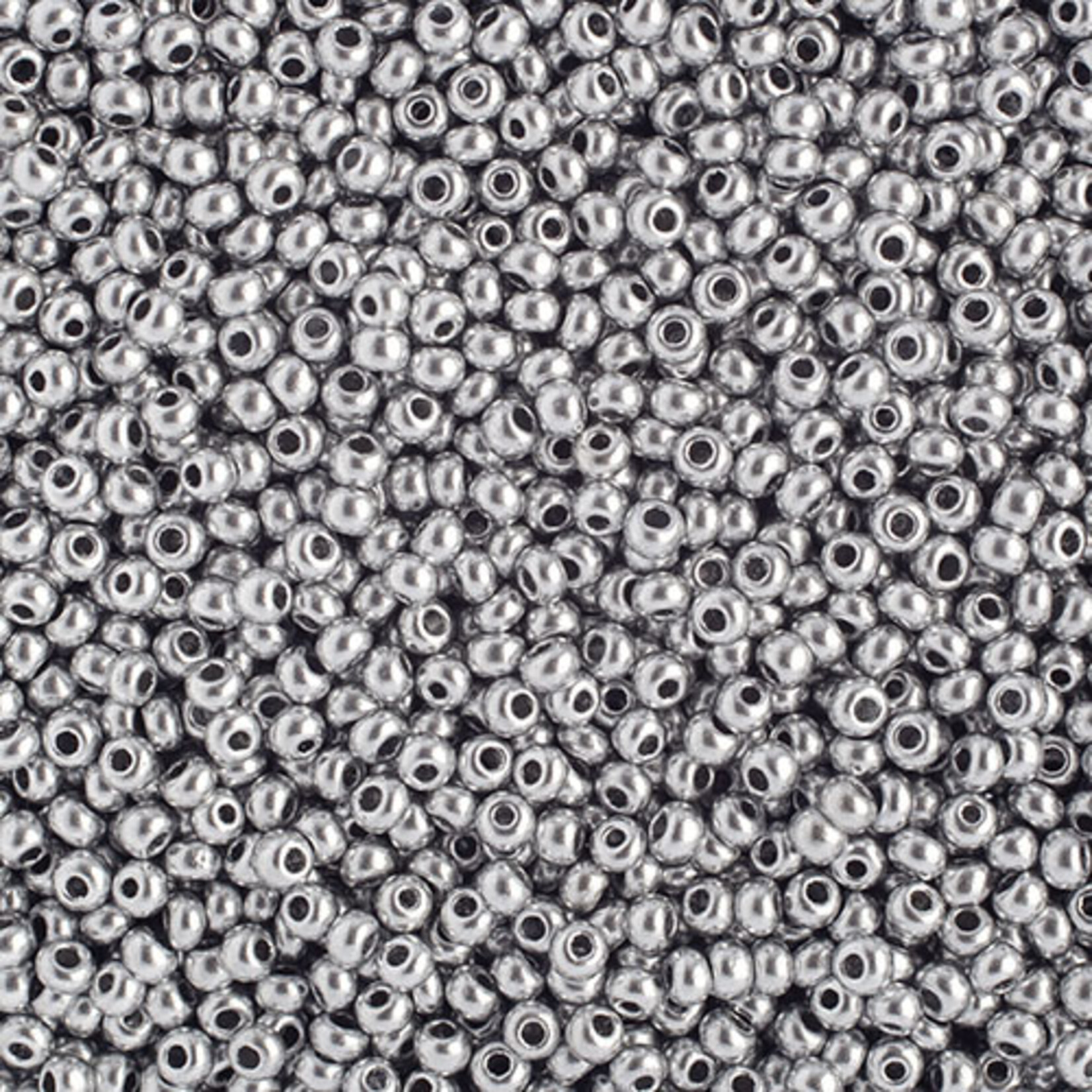 Seedbead (500 grams) Silver 10/0 Metallic