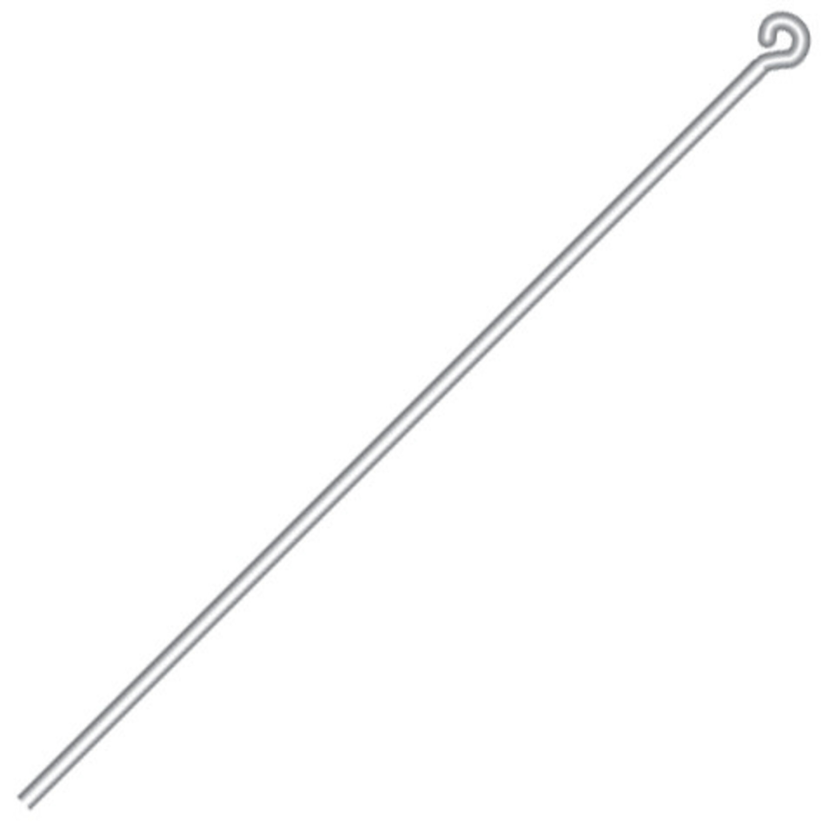 Eye Pins (12pcs) Silver 2 Inches 20ga(.032)