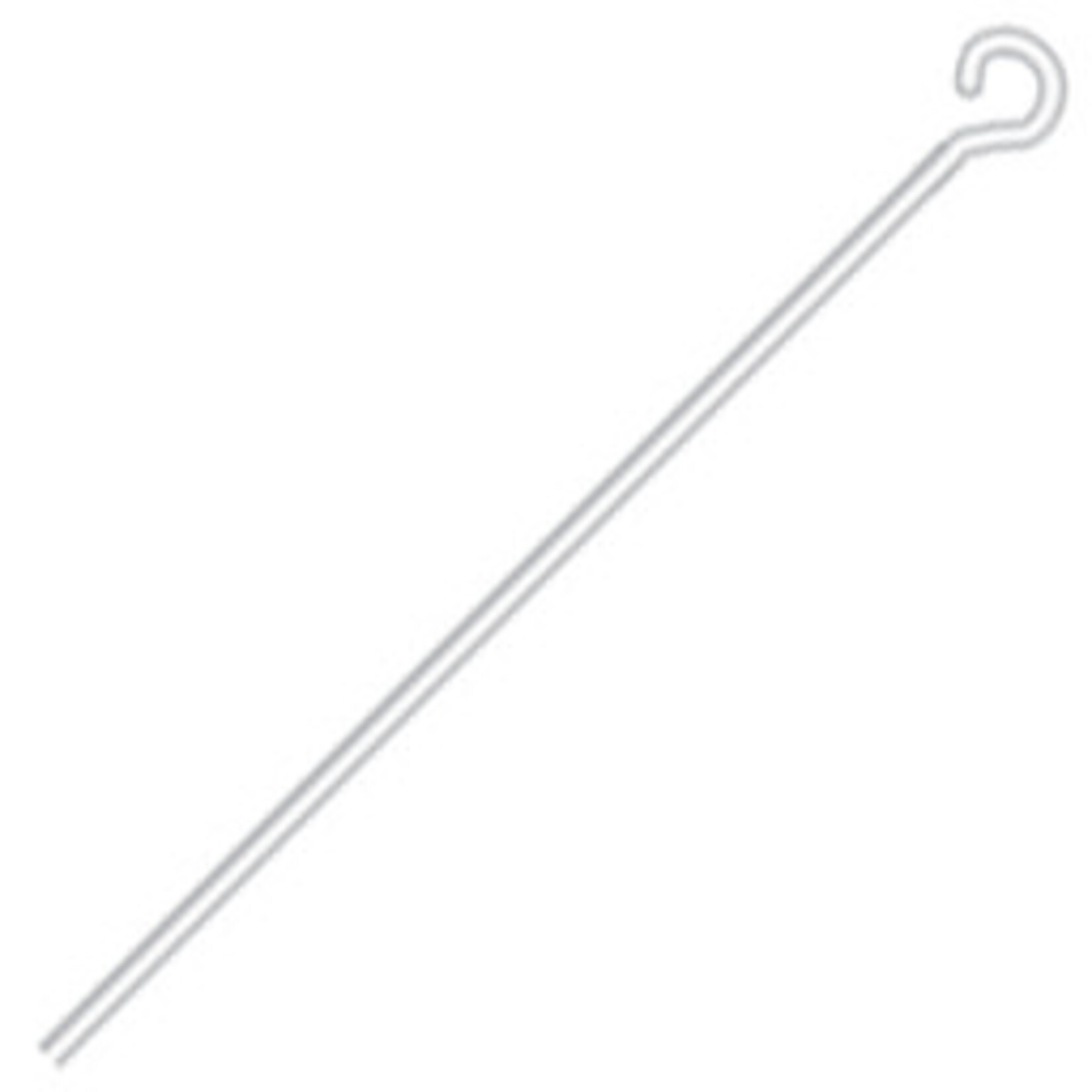 Eye Pins (500 pieces) Rhodium 1 Inch 24ga(.020)