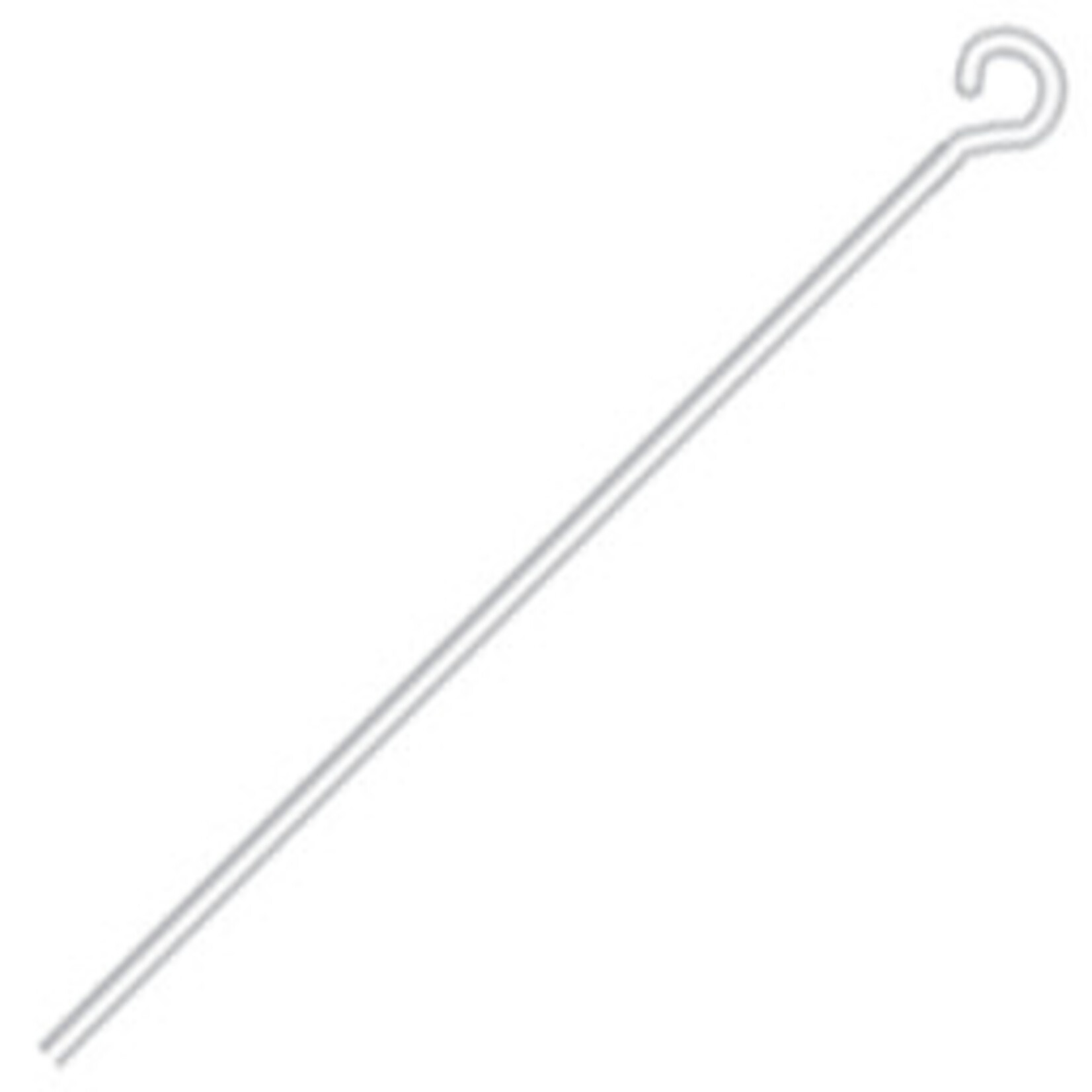 Eye Pins (500 pieces) Rhodium 1 Inch 24ga(.020)