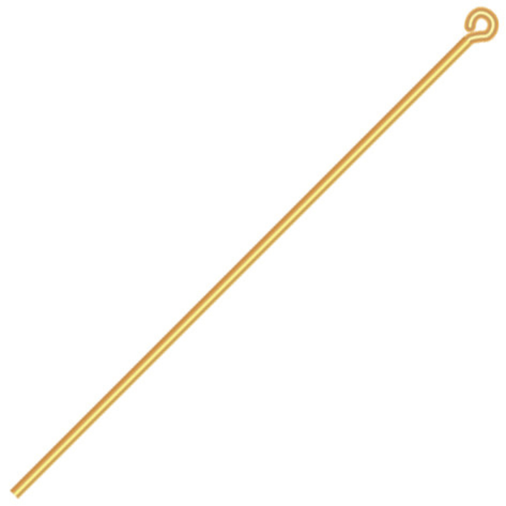 Eye Pins (500 pieces) Gold 2 Inches 20ga (.032)